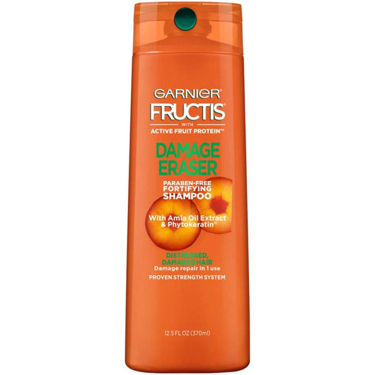 Fructis Damage Eraser Shampoo, Distressed, Damaged Hair, 12.5 Fl. Oz.