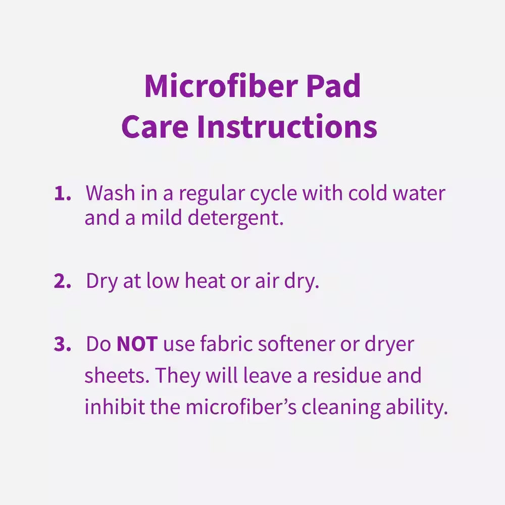Click N Clean Microfiber Mop Cleaning Pad Refill