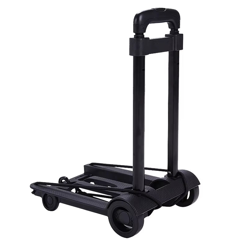2/4-Wheeled Small Truck with Foldable Pull Rod, Portable Shopping Cart, Household Grocery Cart, Small Pull Cart, Luggage Cart