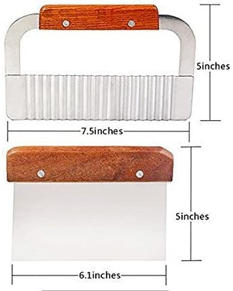 Wood Soap Mold Loaf Cutter Mold with 1Pcs Wavy & Straight Planer Cutting Tool Se