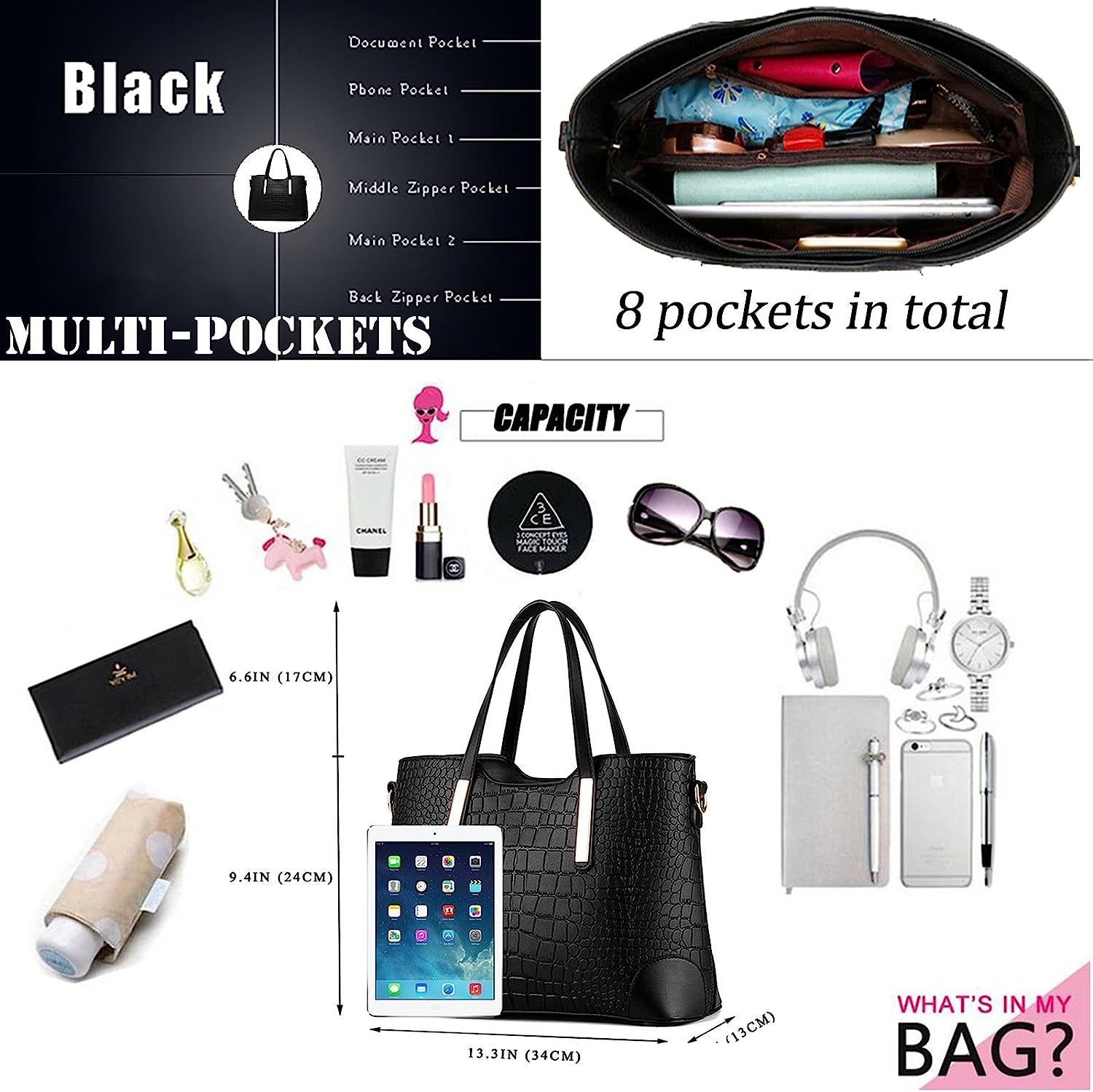 Purses and Handbags for Womens Satchel Shoulder Tote Bags Wallets
