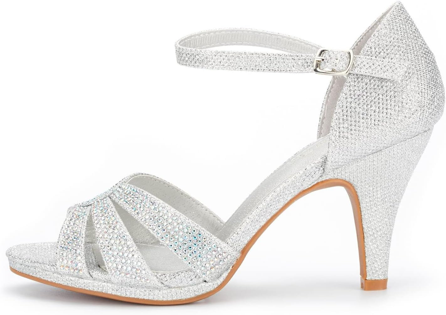 Stilettos Kitten Heels for Women Open Toe Fashion Sandals Pump