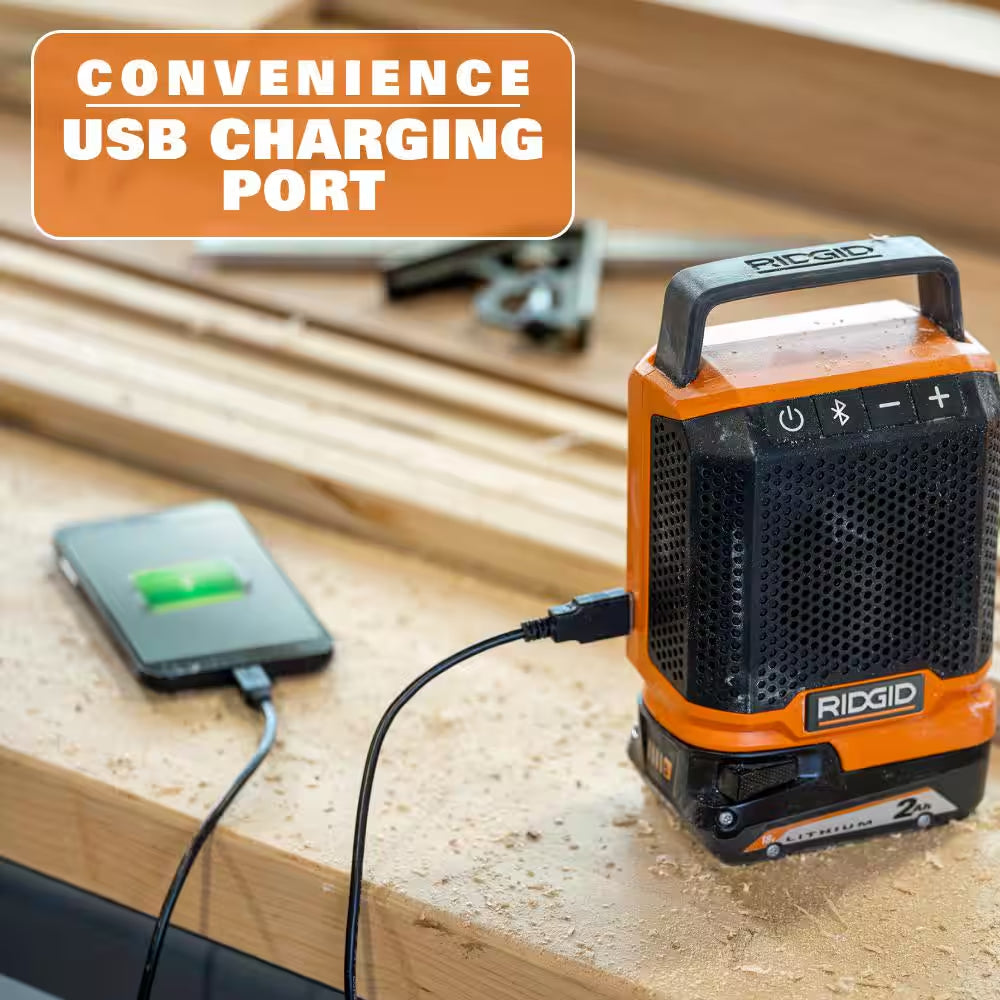 18V Cordless Speaker with Bluetooth Wireless Technology (Tool Only)