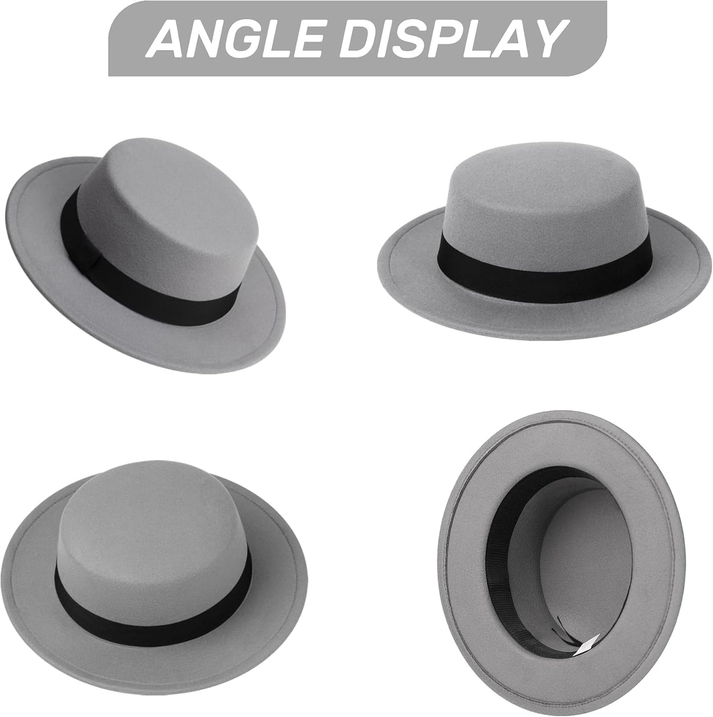 Fedora Hats for Men & Women - Pork Pie, Flat Top, Boater & Wide Brim Styles