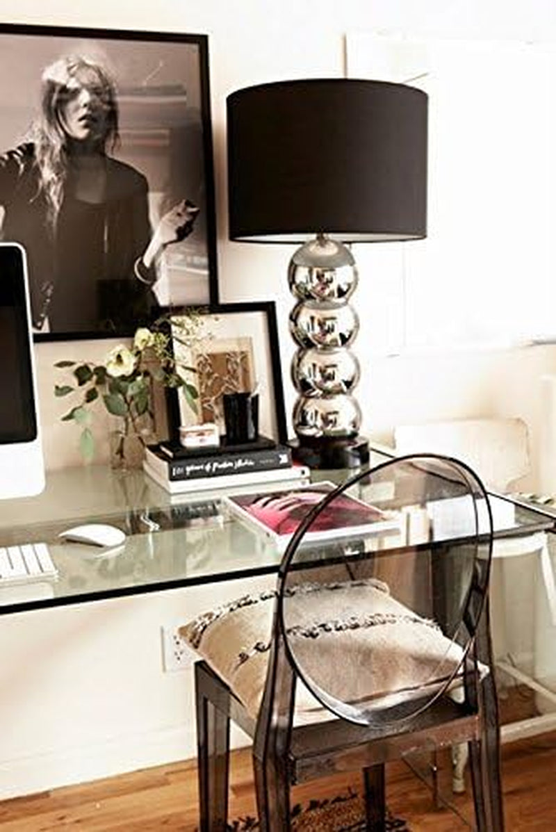 - Victoria Style Ghost Side Chair Transparent Acrylic Chair (Smoke), Single, Set of 1