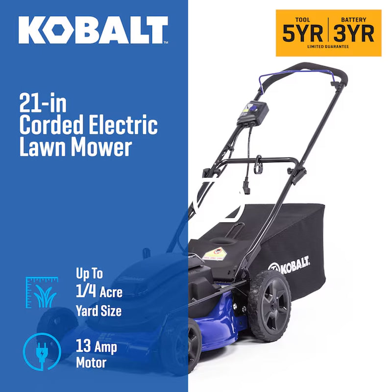 13 -Amp 21-In Corded Lawn Mower