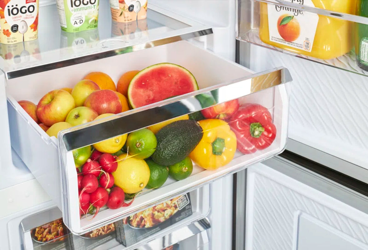 Classic Retro 23.6" Frost-Free 11.7 Cu. Ft. Energy Star Certified Bottom Freezer Refrigerator