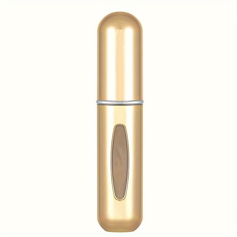 1pc,Mini Travel Perfume Refillable Atomizer, Solid Portable Perfume Spray Bottle, Travel Perfume Scent Pump Case Fragrance Empty Container Spray Bottle For Traveling And Outgoing,5ml