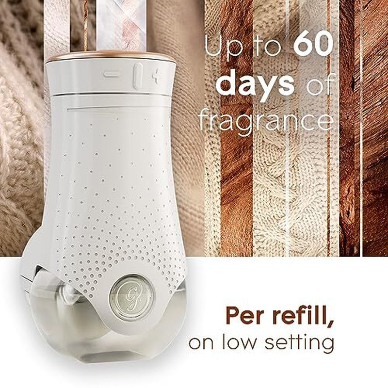 Glade Cashmere Woods Plugins Air Freshener Refill Pack of 5 0.67 Fl Oz