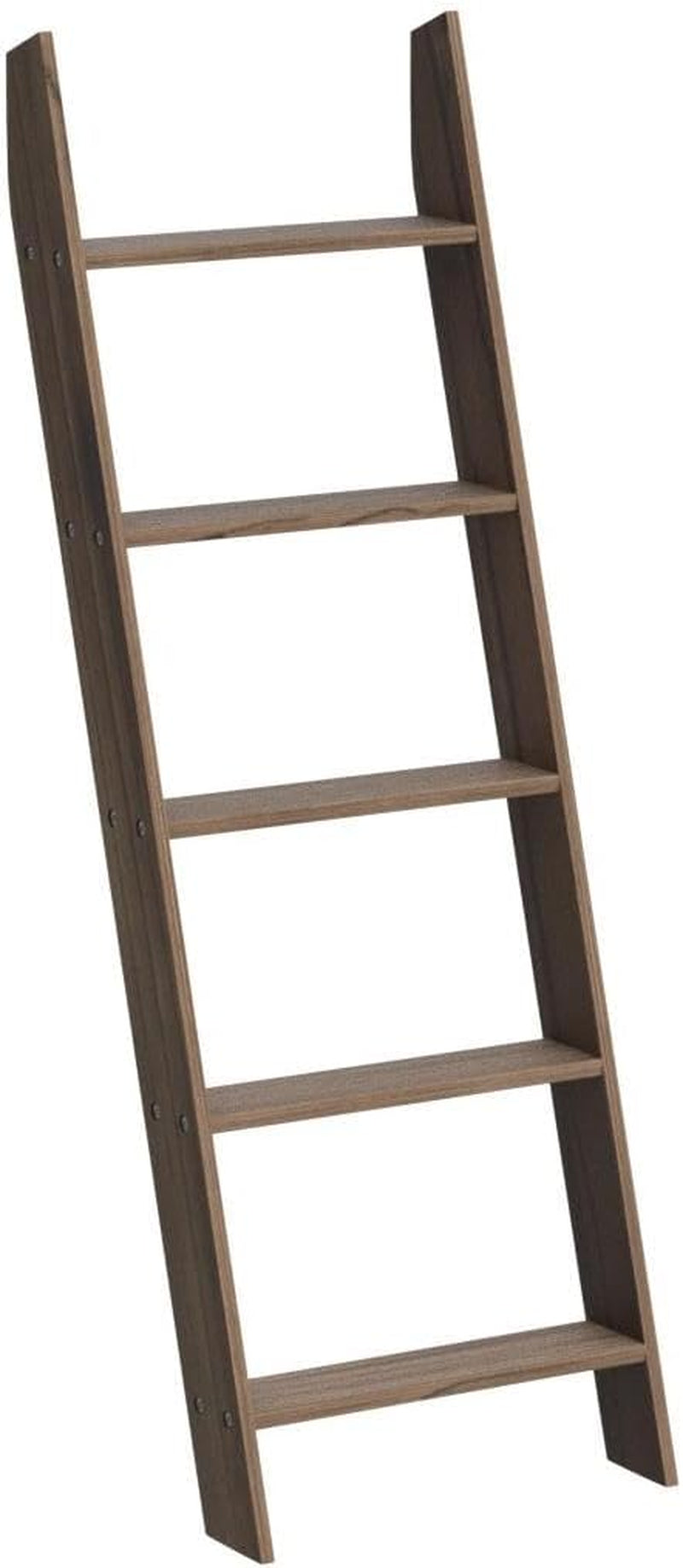 Rustic Blanket Ladder - Leaning Towel Rack for Living Room and Bedroom - Wood Holder for Throws (Driftwood)