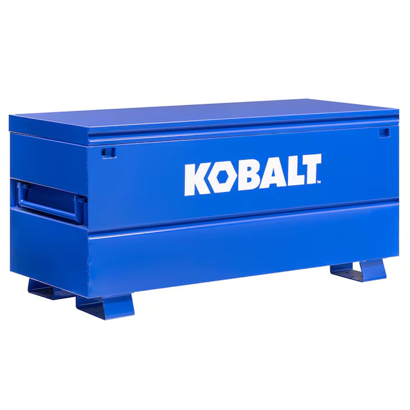 19-In W X 32-In L X 18-In H Blue Steel Jobsite Box