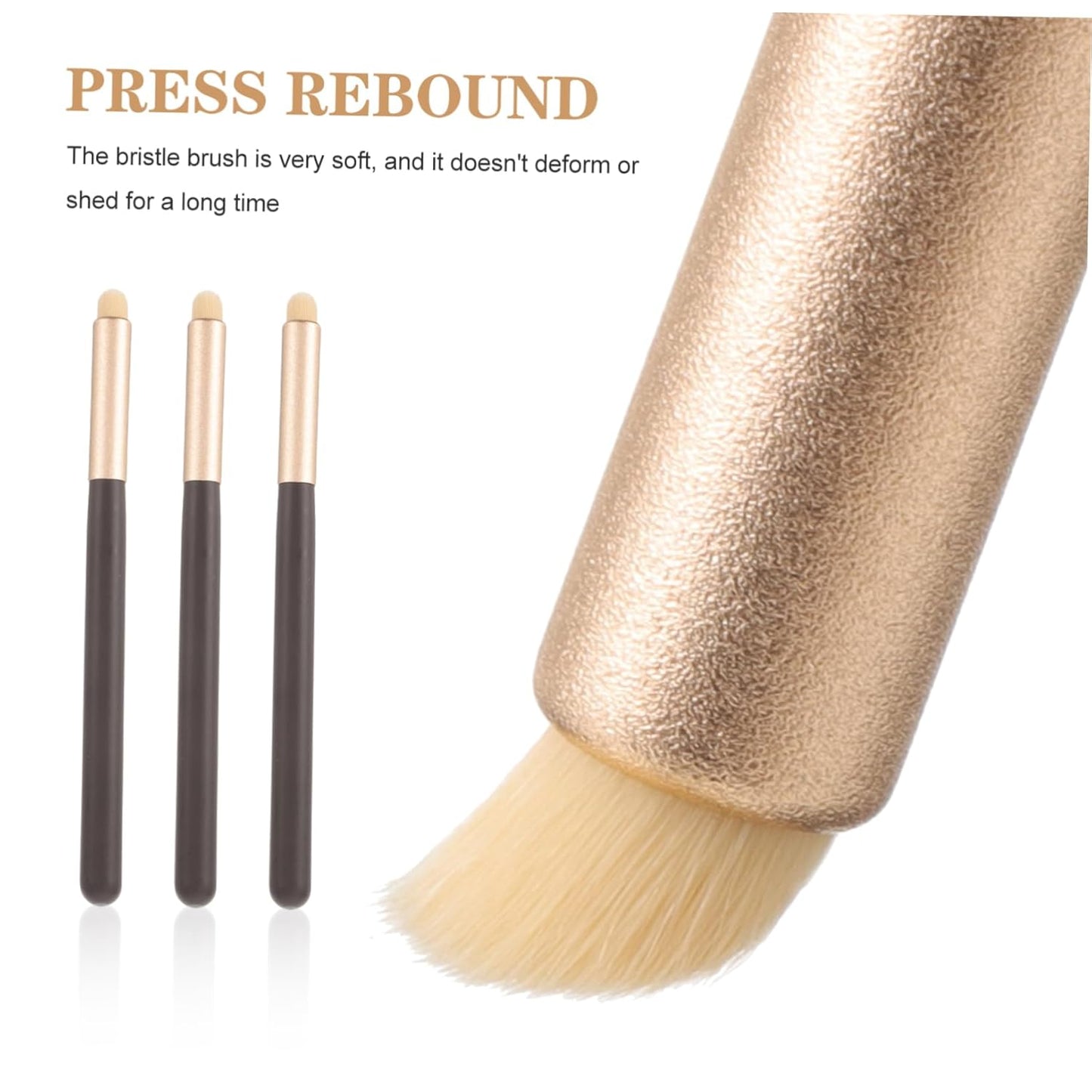 3Pcs Lip Gloss Lipstick Makeup Brush for Women Professional Tools for Lip Concealer Eye Shadow