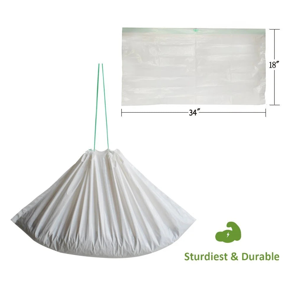 " Cat Litter Box Liners,Drawstring Litter Liner Bag,Extra Large Size,Pan Liners 21 Counts"