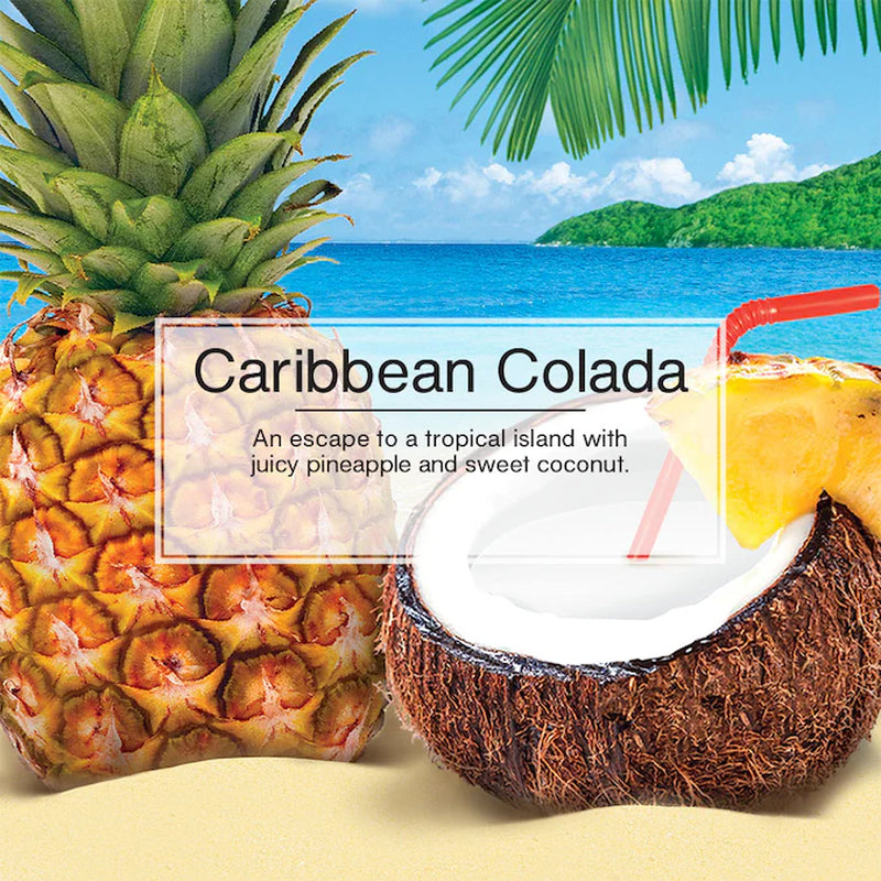 Vent Wrap 4 -Count Caribbean Colada Dispenser Air Freshener 4 -Pack