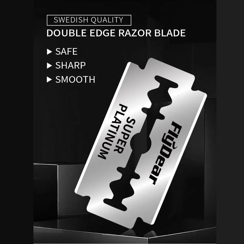 Razor Stainless Steel Double-Blade Razor Razor Razor Old Fashioned Razor Manual Shaving for Men