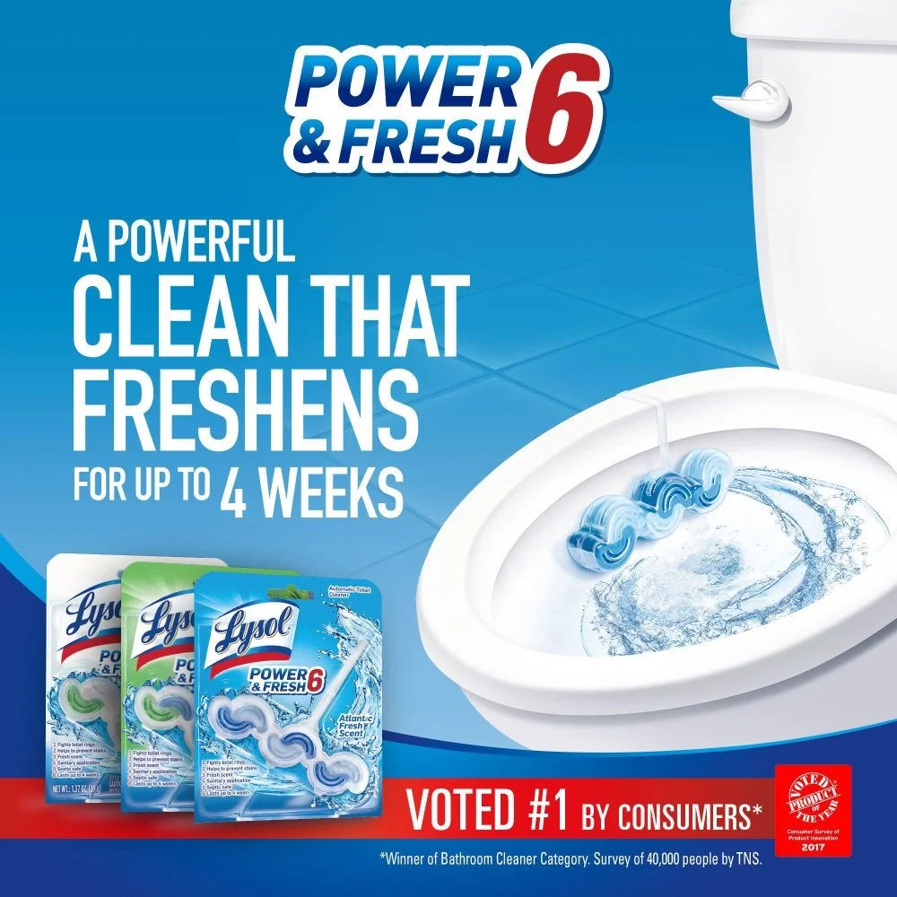 Power Toilet Bowl Cleaner Gel Disinfect 24 Oz, 2 Pack