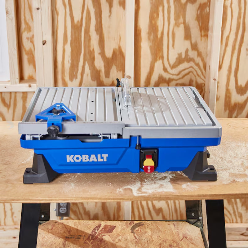 6 -Amp 7.0-In -Blade Wet Tabletop Sliding Table Tile Saw