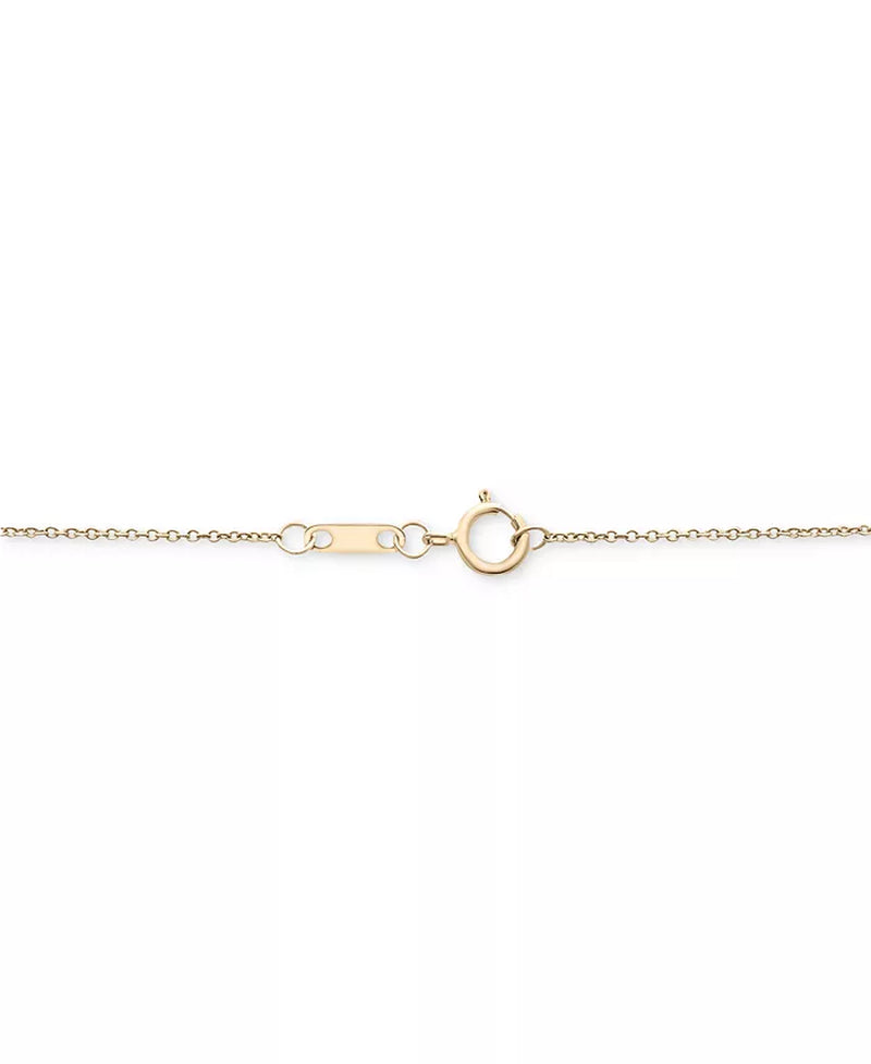Diamond Station Lariat Necklace (1/2 Ct. T.W.) in 14K Gold, 15" + 2" Extender, Created for Macy'S