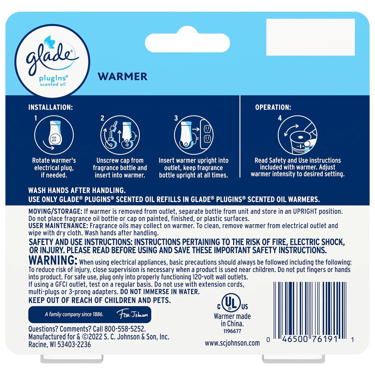 (5 Pack) Plugins Air Freshener Warmer, Holds Essential Oil Infused Wall Plug in Refill, 2 Count
