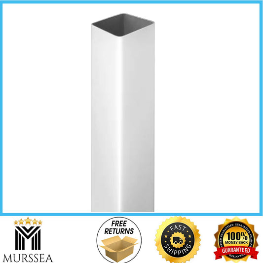 5 In. X 5 In. X 8 Ft. White Vinyl Fence Post
