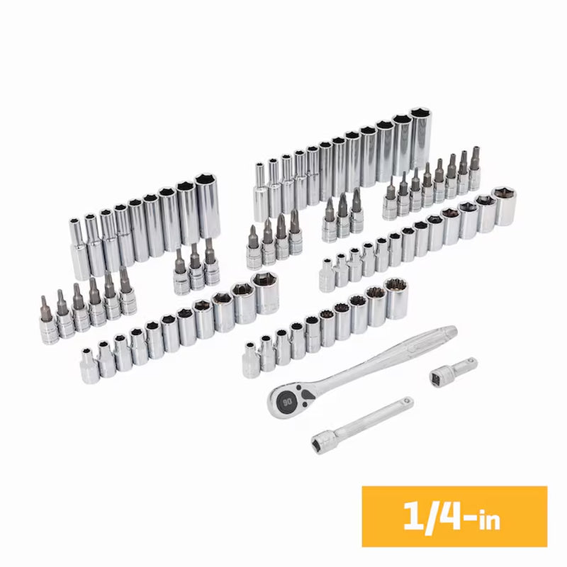 297 -Piece Standard (SAE) and Metric Mechanics Tool Set with Hard Case