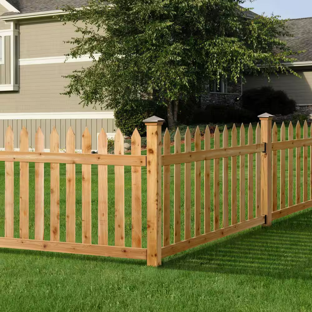 4 In. X 4 In. X 6 Ft. Western Red Cedar Fence Post (2-Pack)