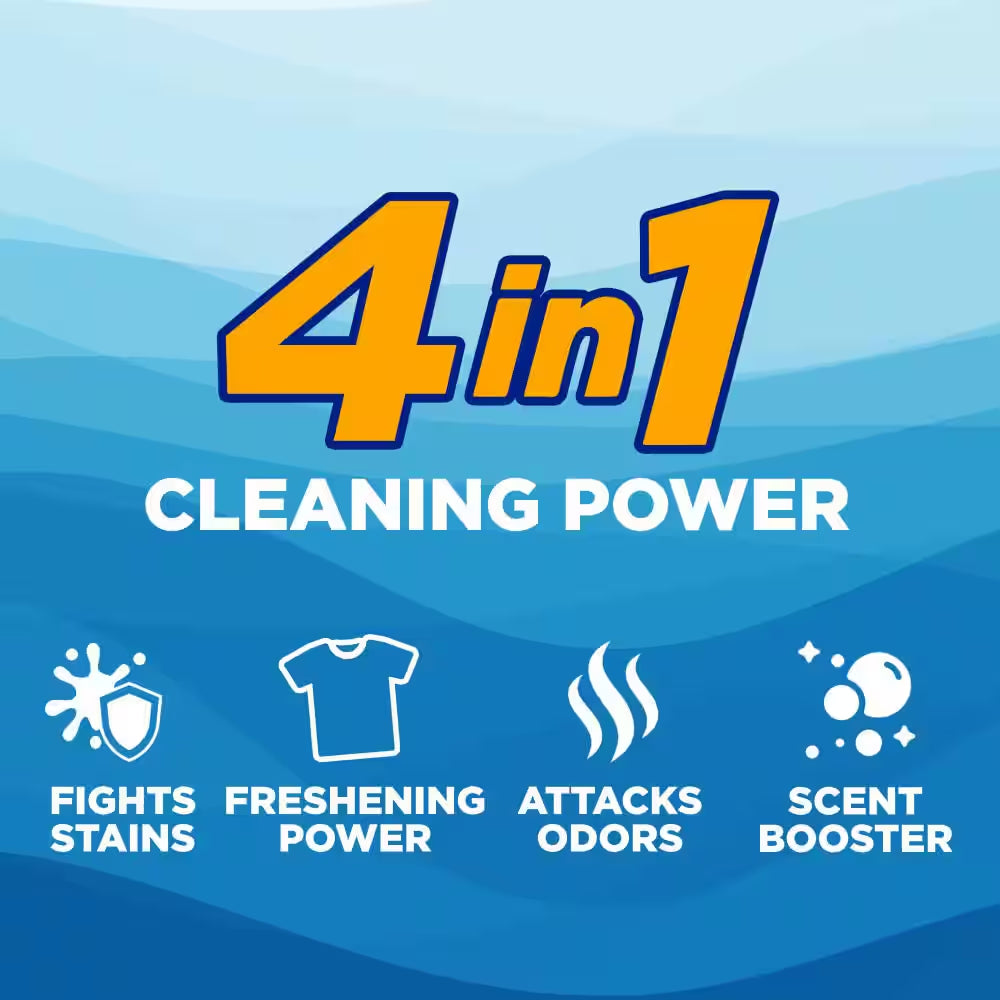 Clean Burst Dual HE Liquid Laundry Detergent, 170-Loads, 170 Fl.Oz.