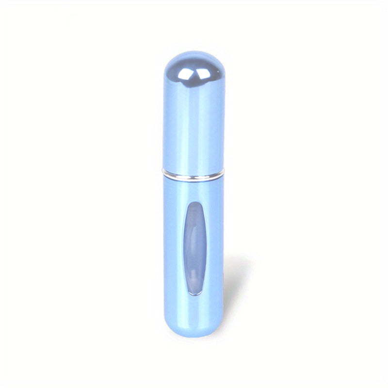 1pc,Mini Travel Perfume Refillable Atomizer, Solid Portable Perfume Spray Bottle, Travel Perfume Scent Pump Case Fragrance Empty Container Spray Bottle For Traveling And Outgoing,5ml