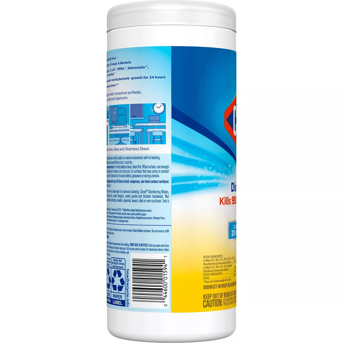 Clorox Crisp Lemon Disinfecting Wipes Bleach Free Cleaning Wipes