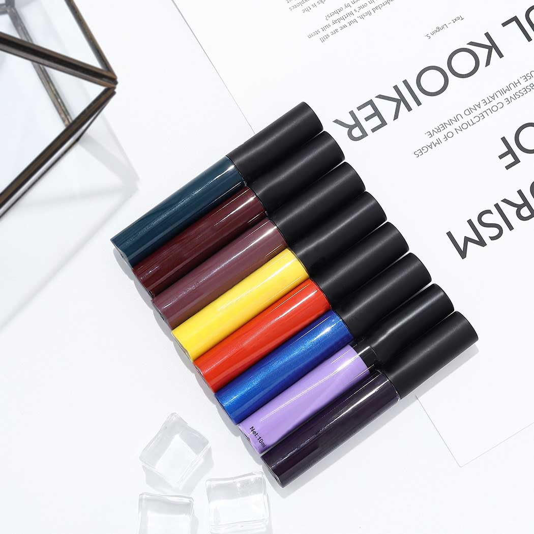 Kilshye Matte Liquid Lipstick Gothic Lip Gloss Velvety High Pigmented Beauty Lipsticks Makeup for Women and Girls (A-Purple 23#)