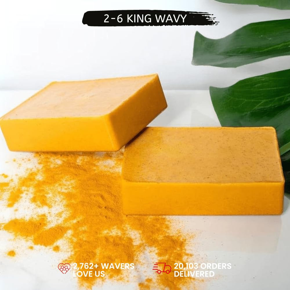 Turmeric Soap Bar with Acne-Reducing Formula - Organic Turmeric Honey Soap Bar for Face & Body - Natural Turmeric Soap for Acne, Dark Spots & Hyperpigmentation - Best Turmeric Soap Ever