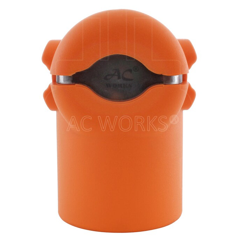 NEMA L14-30P to NEMA 14-30R 30 -Amp 4-Wire Single to Single Orange Basic Elbow Adapter