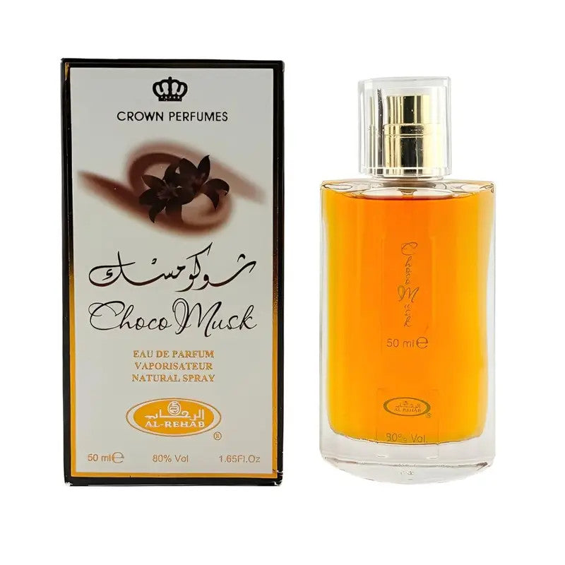Choco Musk Arabian Perfume Spray - 50Ml by Al Rehab by Crown Perfumes USA Seller