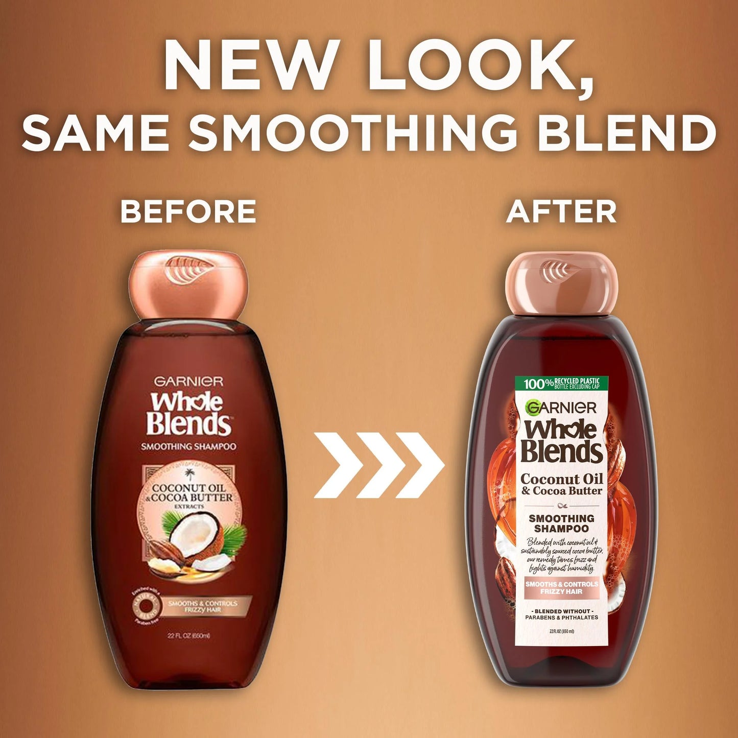 Whole Blends Frizz Control Nourishing Daily Shampoo, All Hair Types, 22 Fl Oz