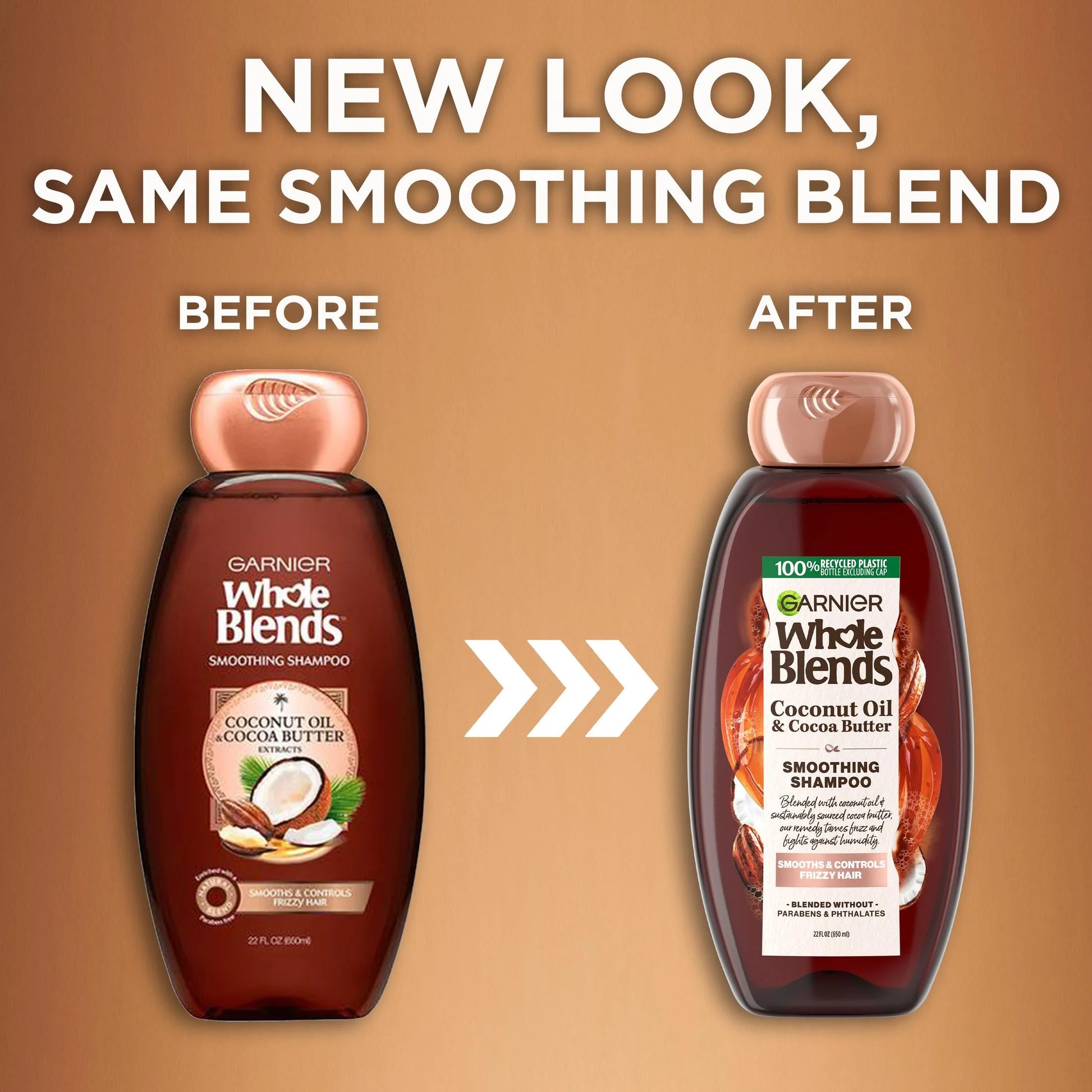 Whole Blends Frizz Control Nourishing Daily Shampoo, All Hair Types, 22 Fl Oz
