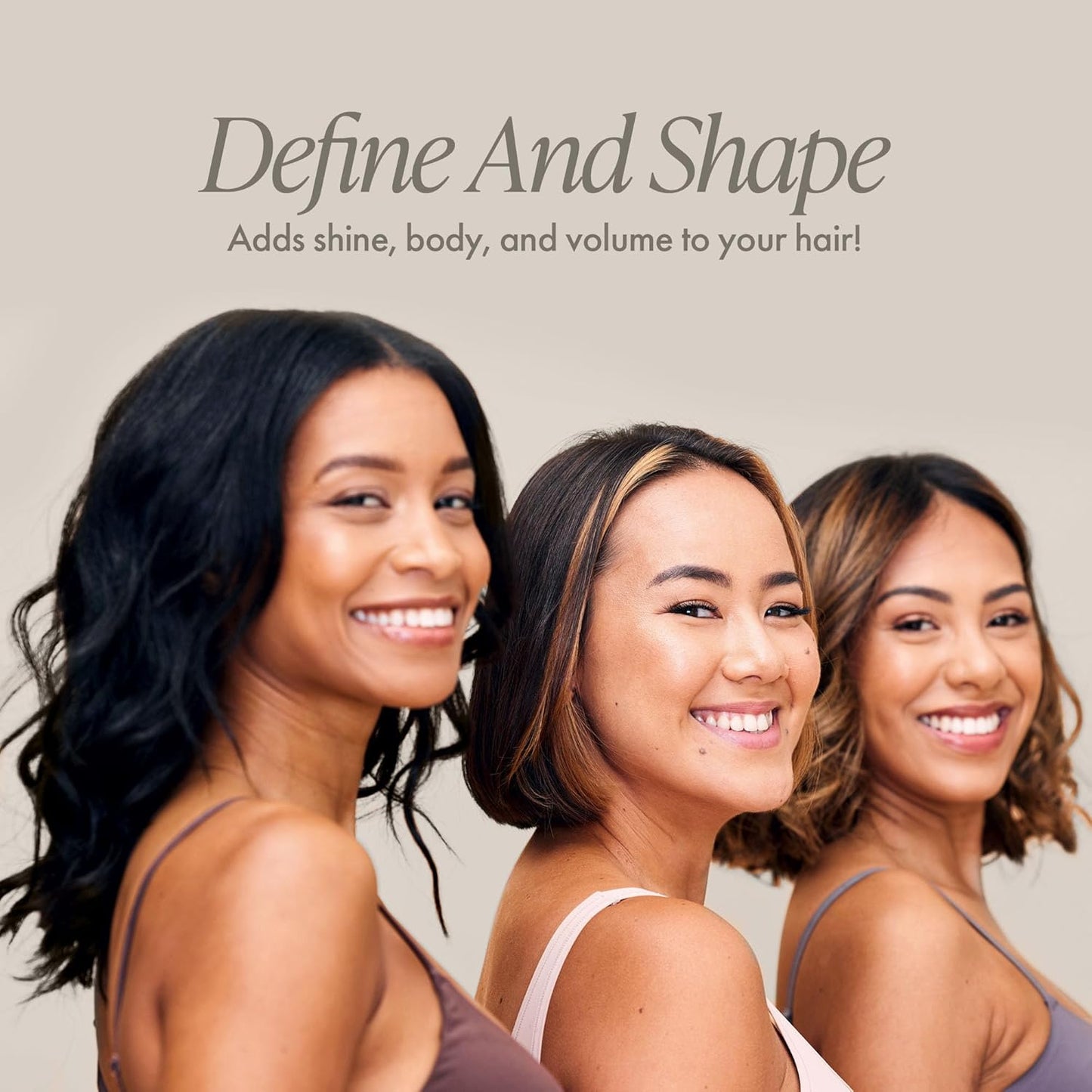 Shaping Curly Hair Styling Cream - Adds Volume, Lightweight Curl Defining Finish, Anti-Frizz, 8 Ounce
