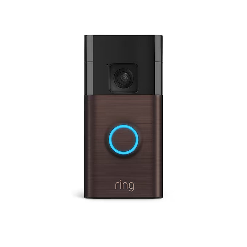 Battery Doorbell with Head-To-Toe HD Video, Live View with Two-Way Talk, and Motion Detection & Alerts, Satin Nickel