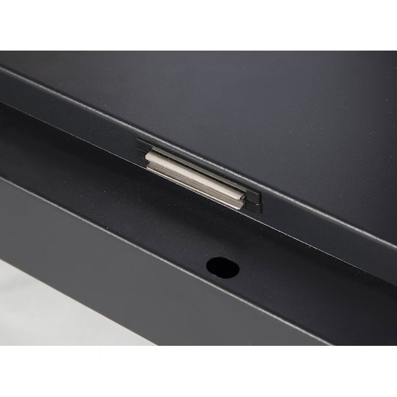 28-In W X 28-In H X 12.5-In D Wall-Mounted Steel Garage Cabinet in Silver