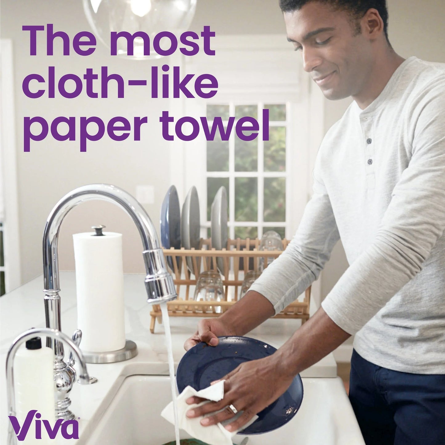 Signature Cloth Paper Towels, 12 Double Rolls