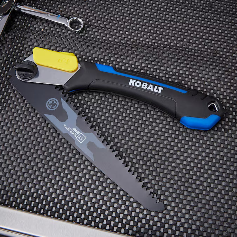 3-In-1 Folding Saw with Pouch 8-In Cross-Cutting Folding Hand Saw