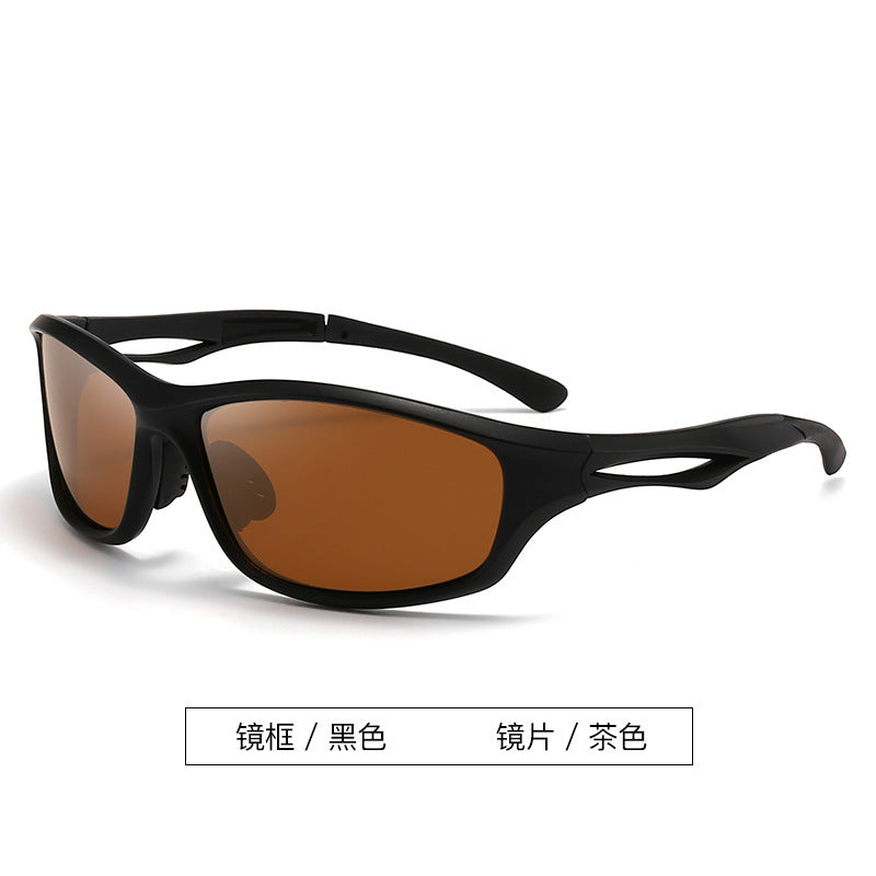 New futuristic silver Y2K and women's fashionable cycling sunglasses connectors Millennium Hot Girl Sun