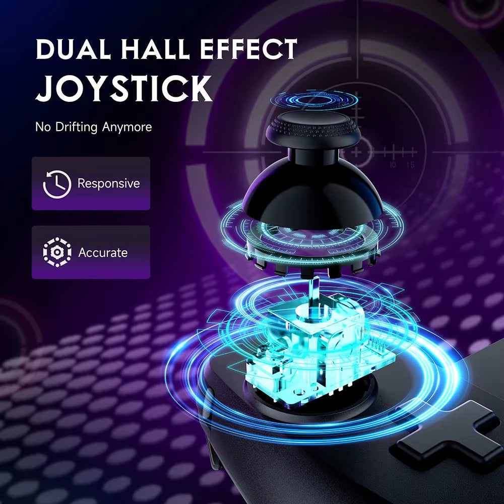 Easysmx M10 Type C Mobile Phone Controller for Android Phone, Xbox Game Pass, Iphone 15, Hall Effect Triggers Joysticks