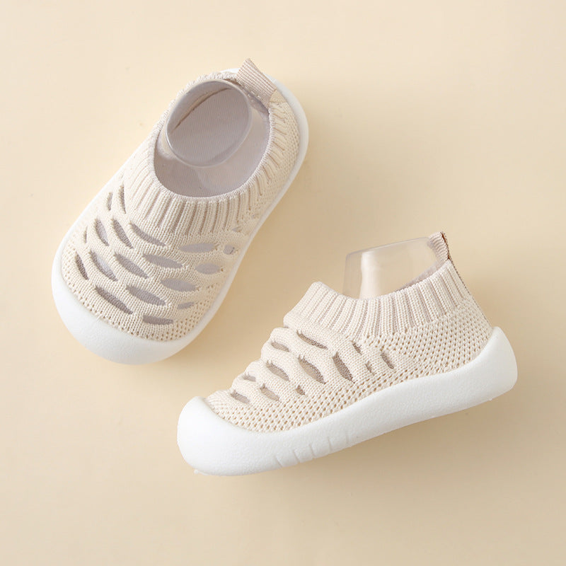 Summer breathable baby and children's shoes, soft-soled walking shoes for children, indoor floor shoes for toddlers