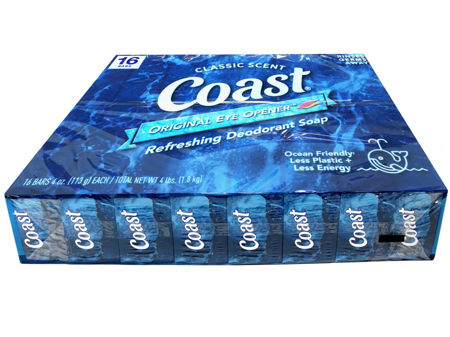 2 Pack - Refreshing Deodorant Soap - Bar Soap with Thick Rich Lather - Clean Ri