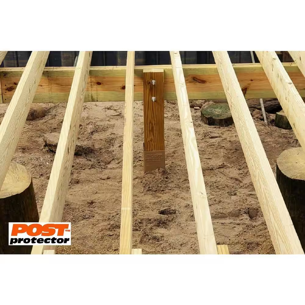4 In. X 4 In. X 42 In. In-Ground Fence Post Decay Protection