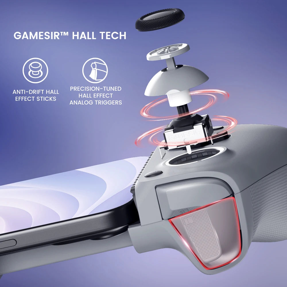 Gamesir G8 Galileo Cellphone Gamepad Game Controller, Effect Joystick for Iphone 15 Android Mobile Phone Cloud Gaming