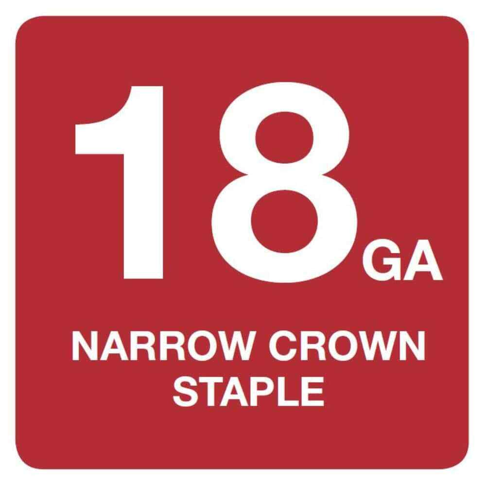 1/4 In. X 1-1/4 In. 18-Gauge Glue Collated Narrow Crown Staple (2500 Pieces)