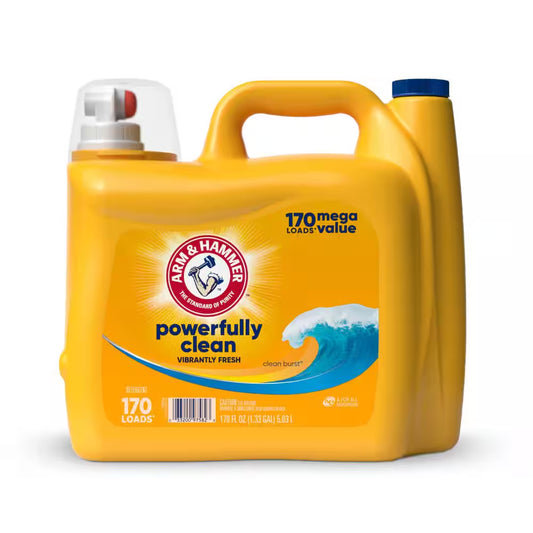 Clean Burst Dual HE Liquid Laundry Detergent, 170-Loads, 170 Fl.Oz.