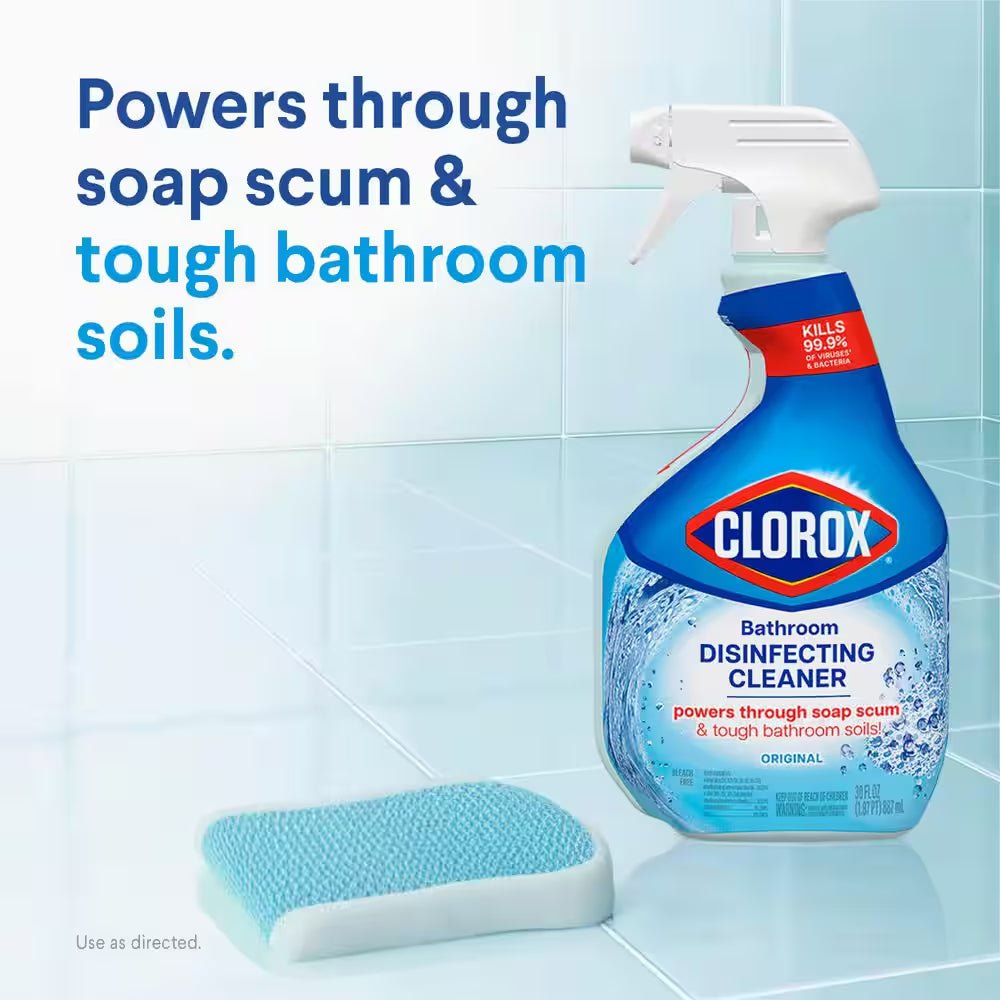 30 Oz. Bleach Free Disinfecting Bathroom Cleaner Spray