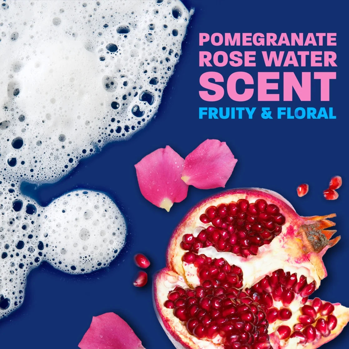 Gentle Clean Ez-Squeeze Dish Soap, Dishwashing Liquid, Pomegranate & Rose Water, 24.3Oz